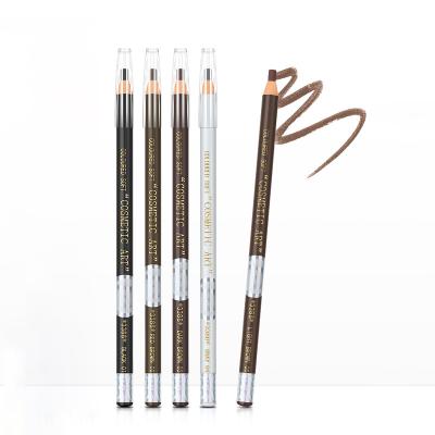 China Wholesale Free Sample Professional Makeup Eyebrow Pencil Waterproof Soft Colored Pull Line Eyebrow Pencil for sale