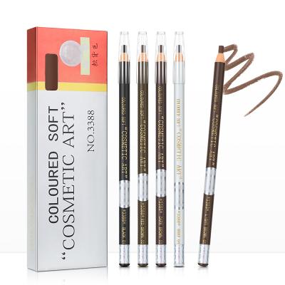 China Free Sample 5 Colors Waterproof Eyebrow Pencil Pull Type Waterproof And Sweatproof Pencil Easy To Color Brow Pencil for sale