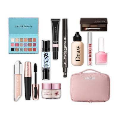 China Daily Use 12pcs Makeup Private Label Cosmetics Daily Makeup Sets Custom Cosmetics for sale