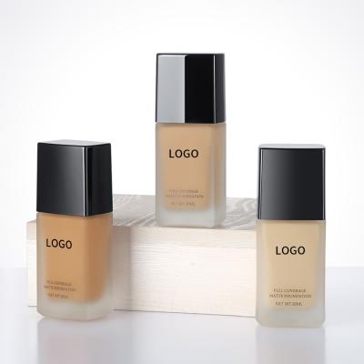 China Moisturizer OEM Custom Liquid Base 10 Colors Full Coverage Foundation Matte Private Label for sale