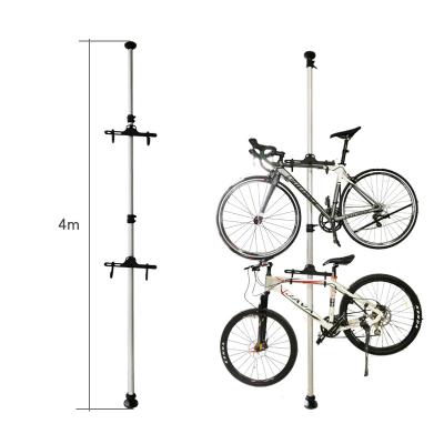 China Hot Selling Durable Adjustable Height Folding 4M Bike Rack Portable Bicycle Support Rack For Cycling for sale