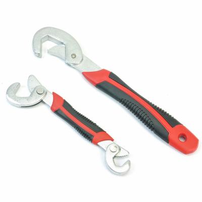 China Hot Selling 2pc/set Diy Tool 9-32MM Universal Adjustable Wrench Pipe Wrench Repair Multi N Multi Magic Grip Adjustable Wrench for sale