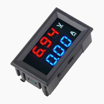 China Hot Selling Chicken Led Display DC 0-100V 10A Mini Voltmeter Amp Volt Meter Digital Ammeter for sale