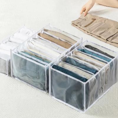 China Hot Sale Minimalist Drawer Organizer Closet Underwear Clothes Storage Bag Organizer for sale