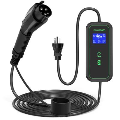 China EV Car Wholesale Electric Car 3.5KW 7Kw 16A 32A EV Charging Station Portable Ev Charger j1772 charger for sale