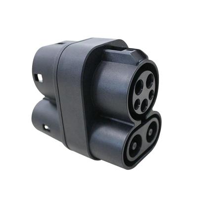 China Conform to the provisions and requirements of  IEC 62752 Factory wholesale DC fast ev charger connector  CCS2 plug  to ccs1 Ccs2 To Ccs1 Ev Charger Adapter for sale