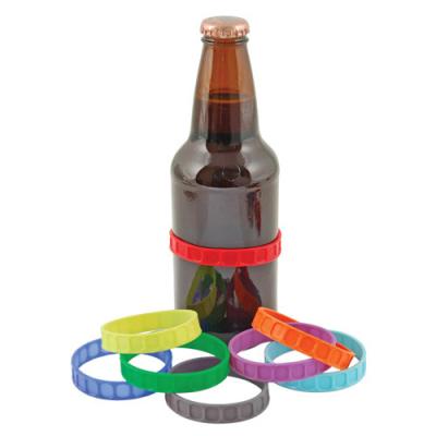 China Eco - Friendly Silicone DIY Custom Design Silicone Beer Marker Bottle Strips for sale