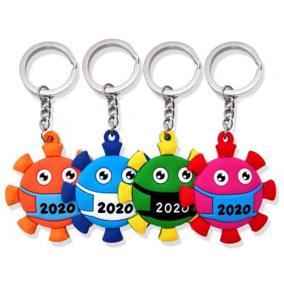 China Hot Promotion Gift 2021 New Amazon Creatives Custom Design Wholesale PVC Plastic Soft Rubber Key Chain for sale