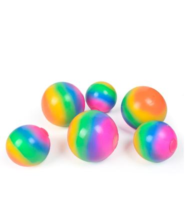 China Wholesale Hot Selling Amazon TPR Rainbow Compression Ball Relax Ball for sale