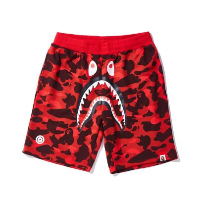 China New Youth Bape Personality Terry Camouflage Print Casual Pants Breathable Shorts for sale