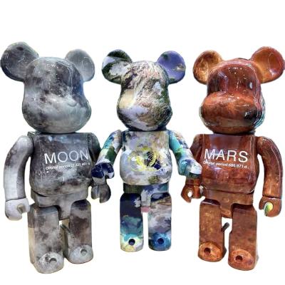 China China Factory Plus Size Bape Unisex Teen Toys and Bearbrick Building Block Common Bear Tide Doll Hand Made Decoration for sale