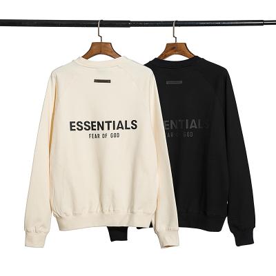 China High Quality Hot Selling Sweatshirt BASES Anti-wrinkle Word Two Lines Around The Neck 100% Cotton Sweatshirt for sale