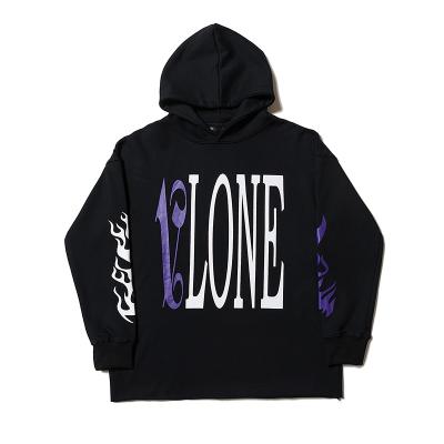 China 2021 Anti-wrinkle New Style Vlones Unisex Casual Hoodies Shape Stree Style Fire Big V Loose Hoodies for sale