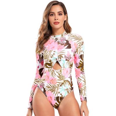 China Wholesale 2022 Women Plus Size Swimwear Women Beach Wear Best Custom Made Hot Swimwear Plus Quality Female Surfer Suits Floral Print Swimwear for sale