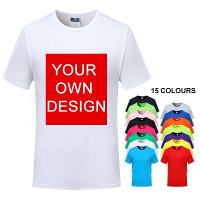 China Custom Quick Dry Mens Summer T-shirt Breathable 100% Cotton T-Shirts Anti Shrink Loungewear Shape Short Sleeve Sports Shirts Unisex for sale