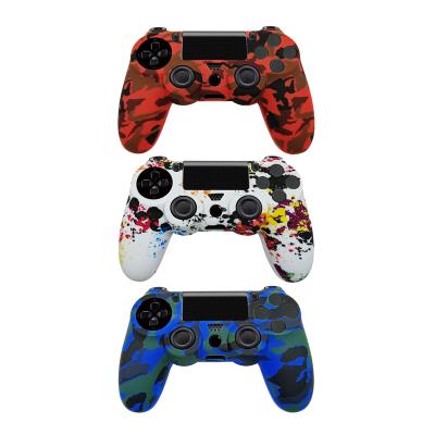 China Water-Transfer Print Soft Silicone Protective Case for PS4 Dualsense Controller for sale