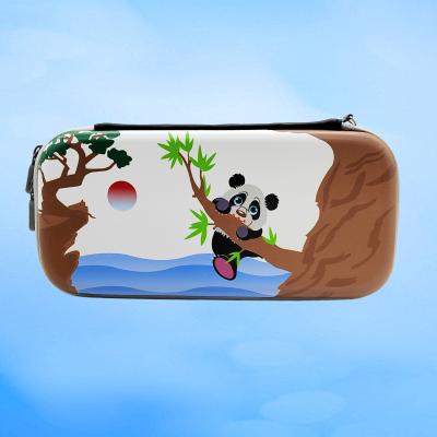 China Kids Anti-Scratch PU Carry Case Cute Panda Cartoon Pattern for Nintendo Switch Oled for sale