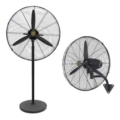 China High Efficiency Industrial Fan Pedestal 20 26 30 Cow 3 Blade Bracket Fan With Copper Motor for sale