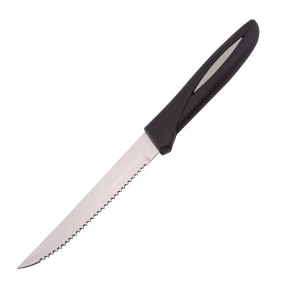 China 4.5 Inch Sustainable PP And TPR Handle Meat Cutter Knife Steak Knife for sale