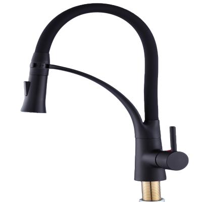 中国 Contemporary Silicone Kitchen Shower Splash Faucet Kitchen Faucets With Pull Down Sprayer 販売のため