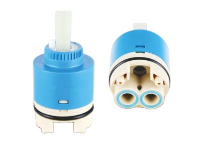 China 40 mm modern ceramic cartridge mixer tap inner valve watersaving hot and cold water valve for sale