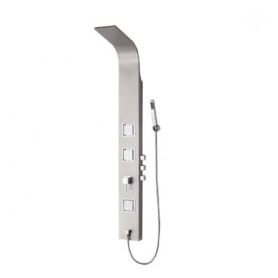 중국 Without Slide Bar Hot Selling Rain Shower Head Luxury Thermostatic Bathroom Stainless Steel Waterfall Shower Panels 판매용