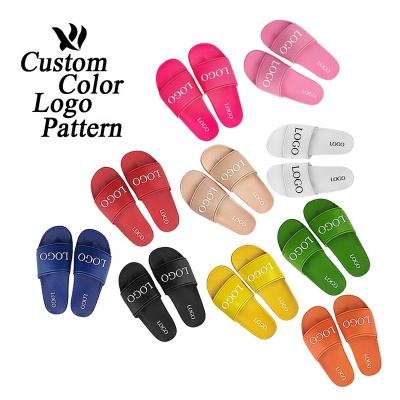 China The Slides Logo Soft Slippers Custom Made, Men PVC Slides Room Slippers, Original Fashion Trend Men's Indoor Slippers Men's Sandals for sale