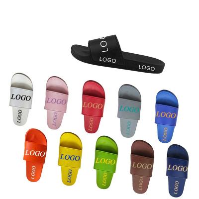 China Fashion Trend PVC Slides Sandals Mens Red Slippers Indoor Wholesale Custom Slips Sandals With Logo for sale