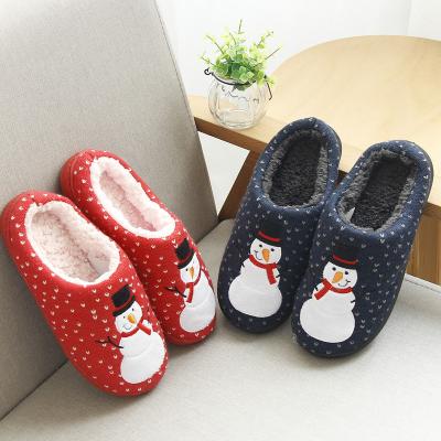 China Thick-soled Women's Slippers EVA Cotton Slippers Warmth New Winter Fashion Trend Style Cotton Women Indoor Fashion Slippers Home for sale