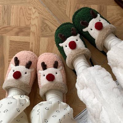 China New Winter Style Cotton Slippers Women's Thick-soled Heat EVA Cotton Slippers Lightweight Women Indoor Fashion Slippers Home for sale