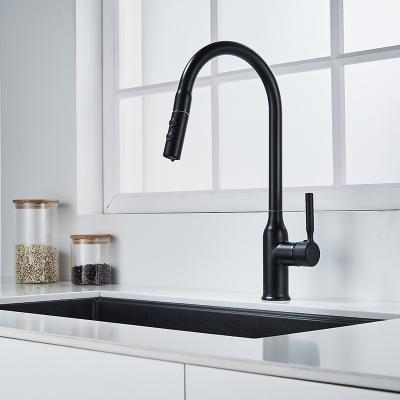 China High Quality Sense Faucets Pull Out UPC Kitchen Pull Down Black Bottom Faucet For For Kithcen To Pull Out Kitchen Faucet 2021 for sale