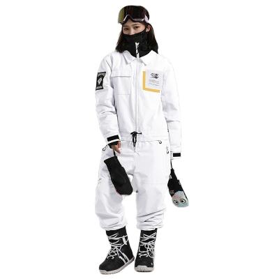 China Women's and Men's Plus Size Board Single Double Cotton One-Piece Ski Suit Waterproof Windproof Warm Board for sale