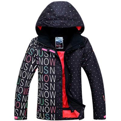 China Ski Jacket Women Outdoor Professional Breathable Snowboard Coated Waterproof for sale