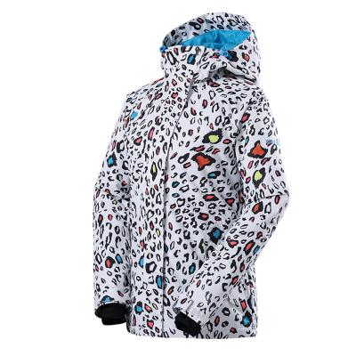 China New Design Breathable Women Snow Ski Jacket -30 Degree Outdoor Winter And Waterproof Snowboarding Jacket for sale