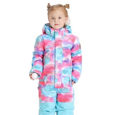 China Plus Size Whsales One Set Boys And Girls Kids Winter Sport Outdoor Skiing Waterproof Suit Snowboarding for sale