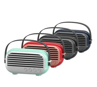 China No Lightweight BT Speaker Mode FM Radio 4.2 OEM Customized Item 1500mAh Portable Audio Retro for sale