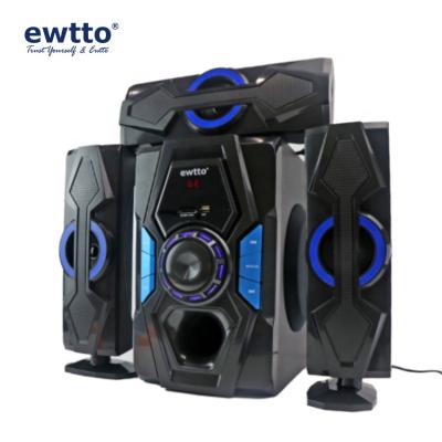 China LED flashing light ewtto 3.1 radio tooth speakers TV support mobile phone computer mobile phone blue USB DVD for sale