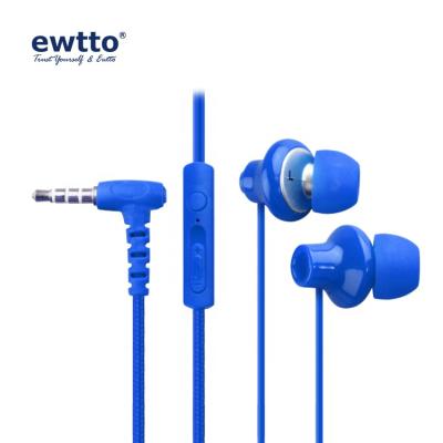 China Hot Selling Ewtto Comfortable Wired Earphones Wholesale ET-A1894M Sport Earphones With MIC for sale