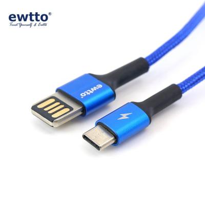 China Type-C Multi Function Data Transfer Cable ewtto 5A Fast Charging Cable ET-E4088C USB Double Sided Charging Cable for sale