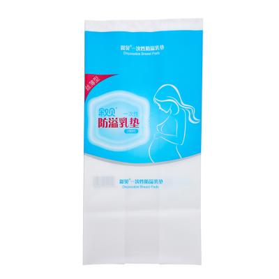 China Wholesale High Quality Household OEM Brand PE Plastic Packaging Bag For Disposable Breast Pads for sale