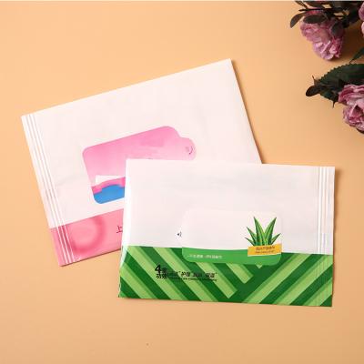 China Household factory cheap logo printing paper sale customized plastic napkin toilet paper packaging rag bag for sale