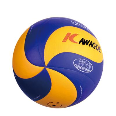 China Custom PU PVC Size Official Soft Touch Color Laminated Leather Volleyball for sale