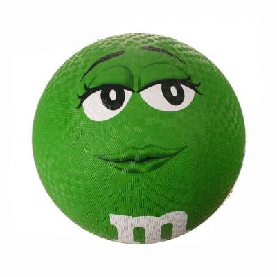 China Toy Hot Sales Customized Logo 8.5 Inch Ball Kids Inflatable Soft Playground Kickball Dodgeball for sale