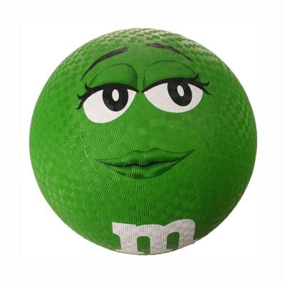 China Toy New Stylish Rubber Playground Inflatable Dodgeball Kickball Ball for sale