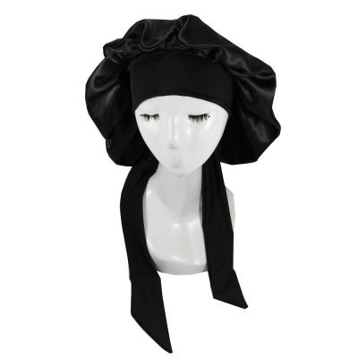 China Fashion New Arrival Luxury High Quality Hair Hoods Sleep Wrap For Women Satin for sale