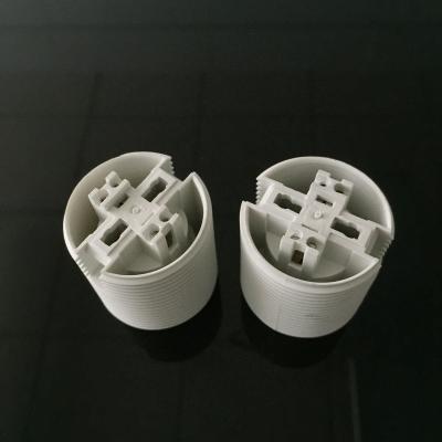 China Plastic screw socket e27 wire lamp holder 4A 250V for sale