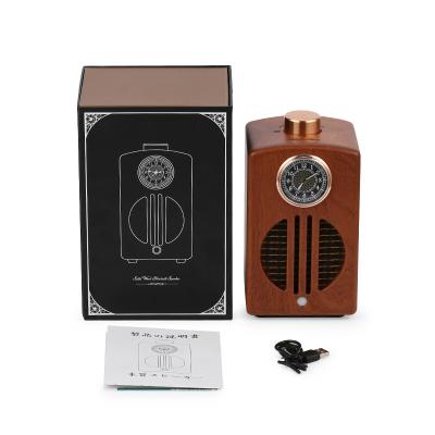 China Wireless Charger For Cell Phone Real Wooden Vintage Fm Am Portable Radio With Built-in Stereo Speakers Radio for sale