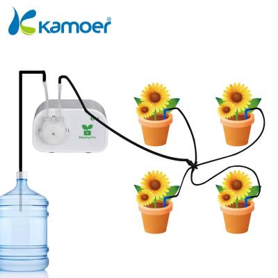 China Water-saving irrigation system Kamoer dripping pro blueteeth automatic drip irrigation system indoors for plant and flower garden irrigation watering products for sale