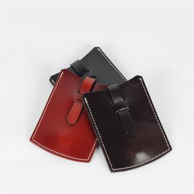 China Normcore High Quality Tan Leather Credit Card Minimalist Leather Holder / True Minimalist Classic for sale