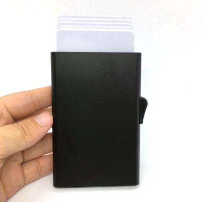 China Factory Extra Slim RFID Blocking Aluminum Metal Credit Card Holder Card Wallet for sale